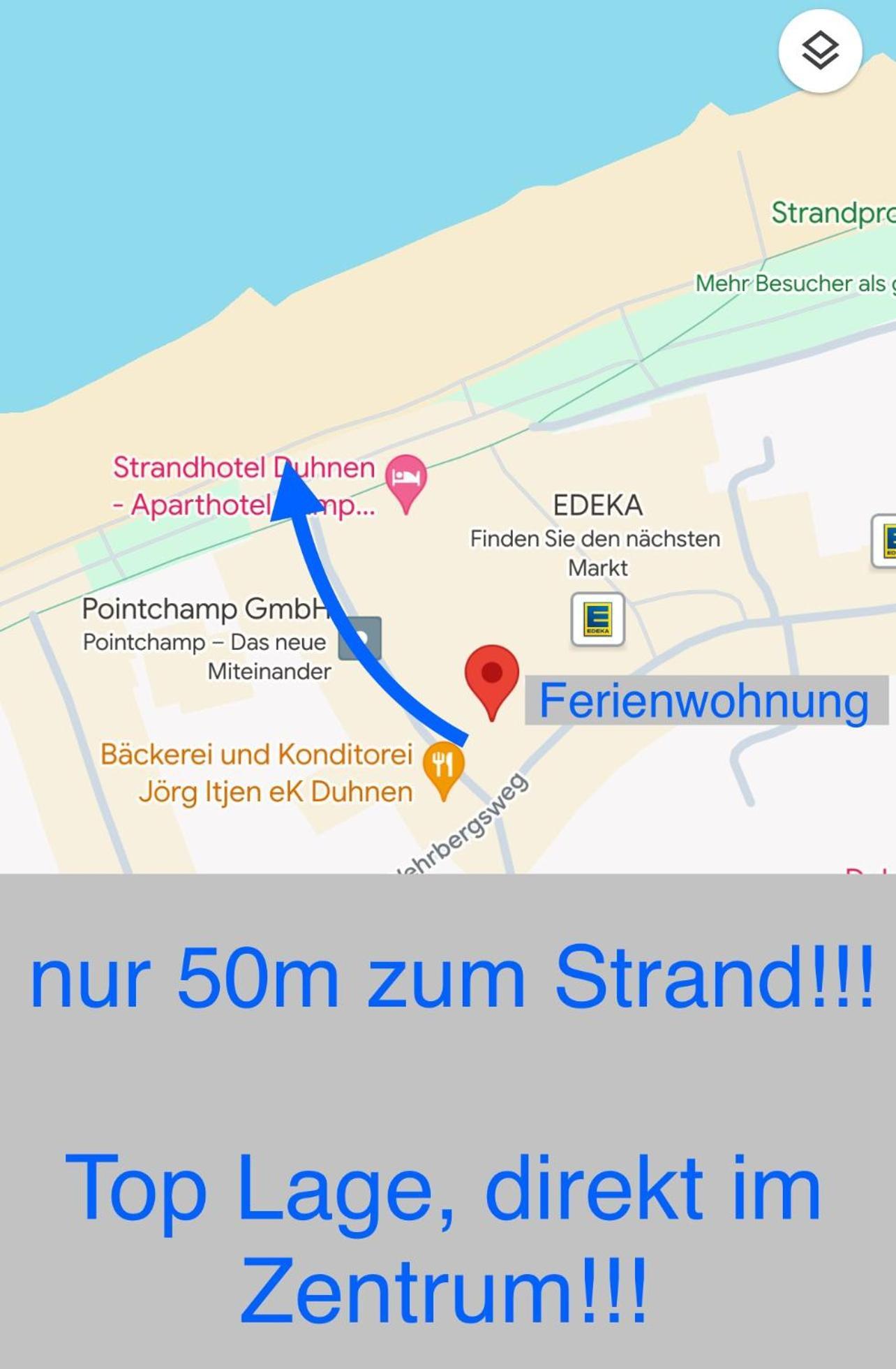 Traumhafte Ferienwohnung "Seekueste" In Cuxhaven - Duhnen In 1A Lage Im Haus Elbe 1 !!! 50M Zum Strand !!! Exterior foto